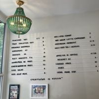 Current menu!  at Secret Vegan Cafe in Kingston