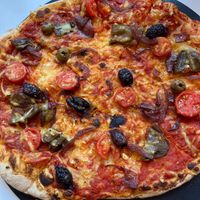 If it looks like a pizza... at La Pizza de Nico in Strasbourg