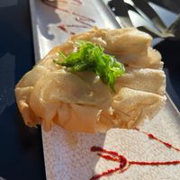 Crujiente de setas 5€ each at MariBel Arrocería in Valencia