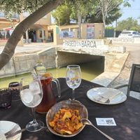 Junto a un canal de la albufera   at MariBel Arrocería in Valencia