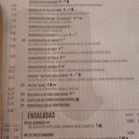 Carta at La Frívola in Ciudad Real