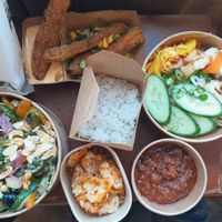 Arabic salad and ghetto gado at Studio Sugar Snap in Utrecht