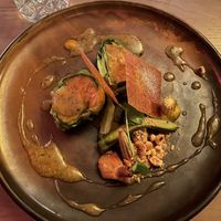 Het hoofdgerecht  at Dijk9 in Eindhoven