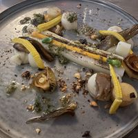 Heerlijk groenten pallet en crèmes van bataat   at Dijk9 in Eindhoven