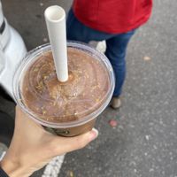 My mocha smoodie  at Lightbox Cafe in Philadelphia