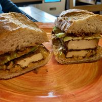 Bacun Egg N Cheez  at Lightbox Cafe in Philadelphia