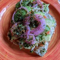 Avo toast at Lightbox Cafe in Philadelphia