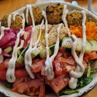 Felafeln salad at Lightbox Cafe in Philadelphia