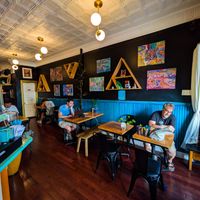 Inside of Lighthouse Cafe at Lightbox Cafe in Philadelphia