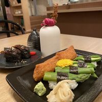 Shiitake sushi is so good at Maru Japanese Bistro in Toronto