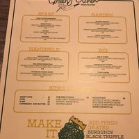 Menu  at Green Kitchen in Cleveland