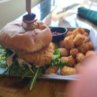 chicken sandwich!  at Green Kitchen in Cleveland