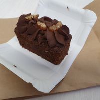 Banana cake at MOON in Zurich