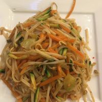Vermicelli with sauted veggies at Shanghai Naturalmente in Padua