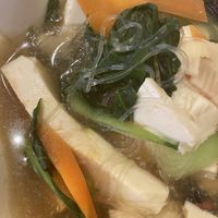 Boiled vegetables with tofu  at Shanghai Naturalmente in Padua