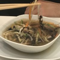 Zuppa con spaghetti di soia  at Shanghai Naturalmente in Padua