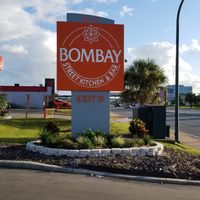 Big sign on OBT at Bombay Street Kitchen in Orlando