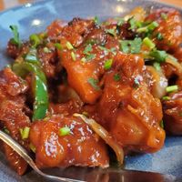 Fried cauliflower- gobi manchurian at Bombay Street Kitchen in Orlando