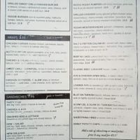 Menu page 1 at Alowishus Delicious in Bundaberg