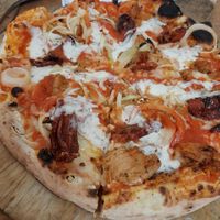 Pizza kebap at La Pizzeria - Paulo Azevedo in Woerth