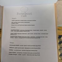 Bagels, salads, wraps menu at Betelnut Cafe in Tallaght
