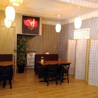 Interior at Hanami Sushi Bar in Angelholm
