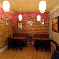 Interior at Hanami Sushi Bar in Angelholm