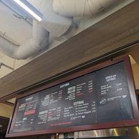 Menu board at PHX - Los Taquitos - T3 in Phoenix