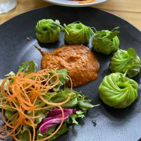 Vegetable Momo at Darshan Nepal in Cannock