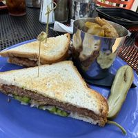 Vegan patty melt  at The Friendly Toast in Danvers