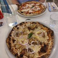 Contadina pizza at Balzunetta Restaurant in Floriana