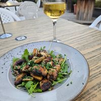 Mushroom appetizer at Balzunetta Restaurant in Floriana