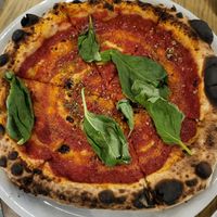 Pizza Marinara at Balzunetta Restaurant in Floriana