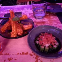 Corn ribs and okra at BIGFAN in Dublin