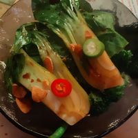 Steamed greens at BIGFAN in Dublin