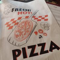 Cute biodegradable to-go bags at North Fork Brewery in Deming