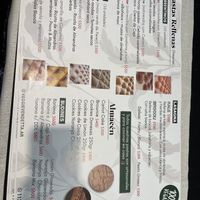 Pasta menu  at Veggie Vendetta in Buenos Aires