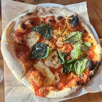 Margarita pizza  at Fiasco in Seattle