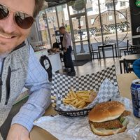 Love is love and Delicious! Thanks vegan daddy! at Vegan Daddy Meats in Salt Lake City