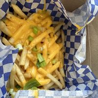 Cheese fries  at Vegan Daddy Meats in Salt Lake City
