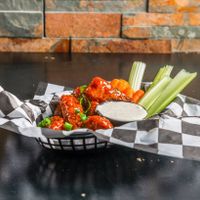 Tossed vings  at Vegan Daddy Meats in Salt Lake City