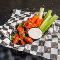 Tossed vings  at Vegan Daddy Meats in Salt Lake City