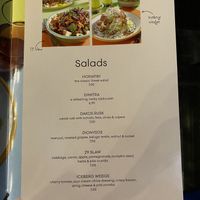 Menu  at EATERY in Athens