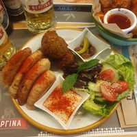 Falafel plate with greek salad, hummus and pita 😊 at EATERY in Athens