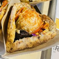 Falafel pita at EATERY in Athens