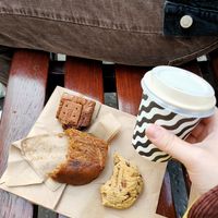 Brownie/ banana bread/ cookie at The Milkman in Edinburgh