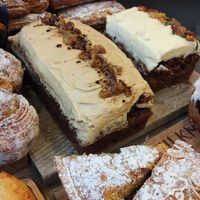 Vegan cakes at The Milkman in Edinburgh