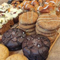 Vegan cookies at The Milkman in Edinburgh