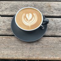 Oat latte  at The Milkman in Edinburgh