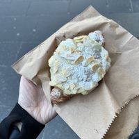 Almond croissant   at The Milkman in Edinburgh